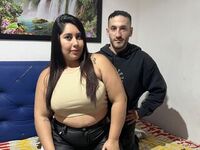 hot videochat webcam couple LeslyAndSebas